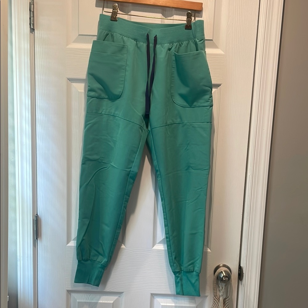 FIGS Women’s Teal Jogger Scrub Pants